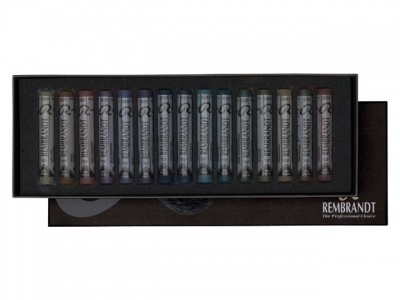 Rembrandt soft pastels dark colours set